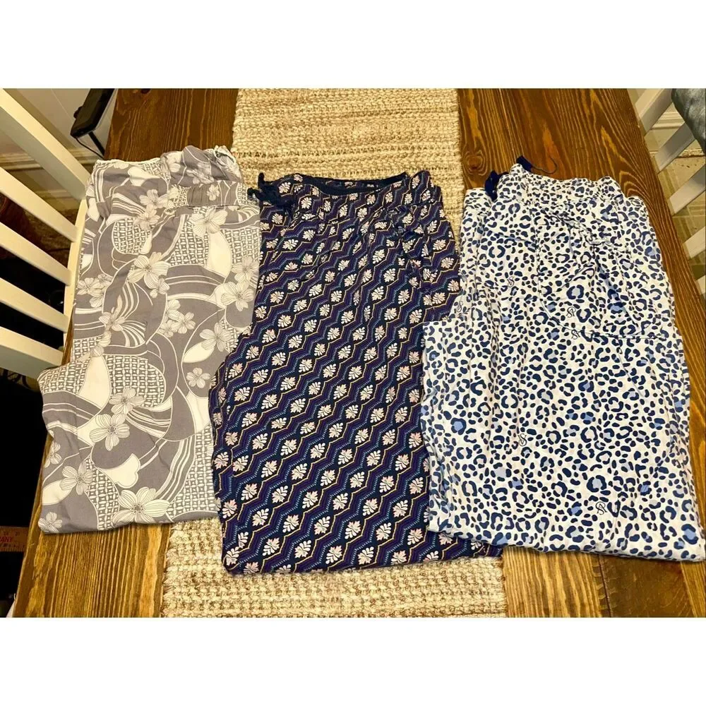 Victoria secret lounge pajama pants bottoms small lot of 3